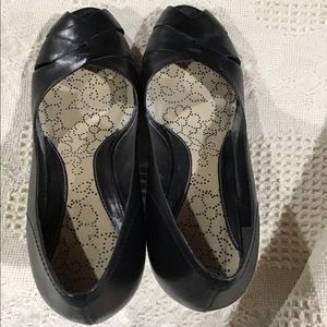 Nine West Shoes - Peep-toe Leather Wedge Shoes Nine West Shoes - Peep-toe Leather Wedge Shoes